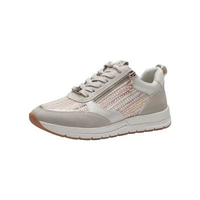 Abbildung von Tamaris Sneaker low, Damen, Größe: 41, Beige comb Schuhe