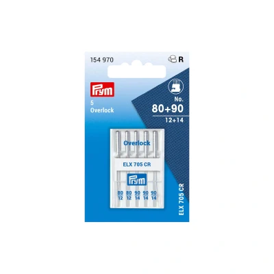 Abbildung von Prym Nähmaschinennadeln Overlock, No. 80 90, Sortiert, Stahl, Silber