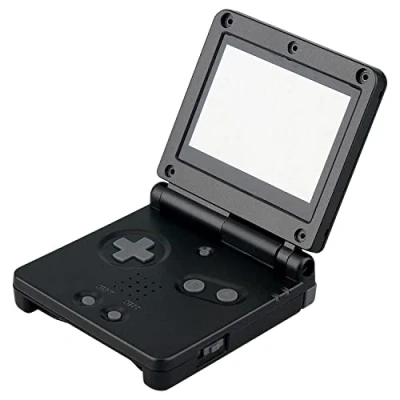 Abbildung von OSTENT Vollständige Gehäuseschale Fall Abdeckung Ersatz für Nintendo GBA SP Gameboy Advance Farbe Schwarz