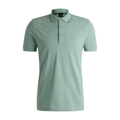 Abbildung von BOSS Paule Poloshirt, Herren, Größe: XL, Open green seventeen
