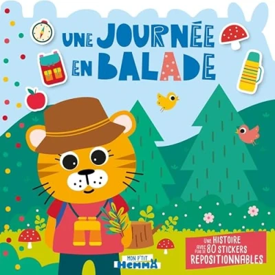Abbildung von Mon P&#039;tit Hemma Histoire avec stickers repositionnables Une journée en balade ave: plus de 80