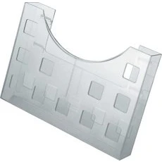 Abbildung von Helit Prospekthalter A5/A6 grau transparent