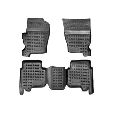 Abbildung von OMAC 6004444 Fußmattensatz TPE (thermoplastischer Elastomer) 4 schwarz