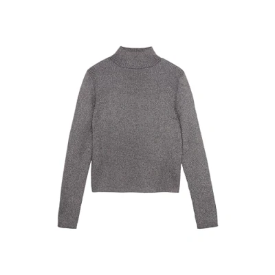 Abbildung von s.Oliver MIT Metalliceffekt UND Stehkragen Strickpullover für Kinder, Größe: 134/140, Flieder