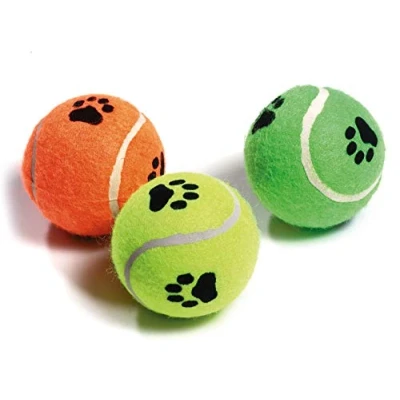 Abbildung von Karlie Tierball Hundespielzeug Tennisball 3er Set