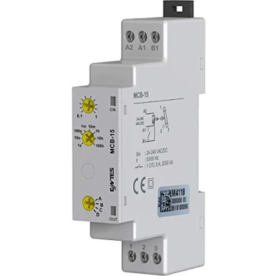Abbildung von ENLogic MCB 15, ENTES Zeitrelais, 24 240 VAC/DC