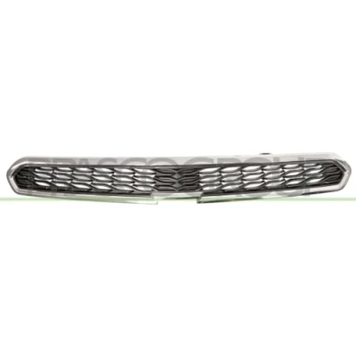 Abbildung von PRASCO DW3422001 Kühlergrill oberer Teil chrom, schwarz CHEVROLET: Spark