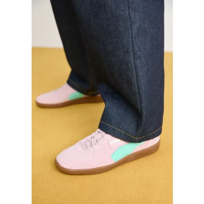 Abbildung von Puma Palermo Unisex Sneaker low, Größe: 41, Mauve mist/mint Veloursleder