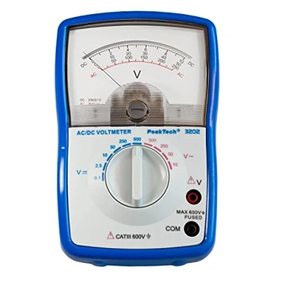 Abbildung von PeakTech Spannungsprüfer P 3202: Analoges Voltmeter 500 V AC/DC, (1 St)