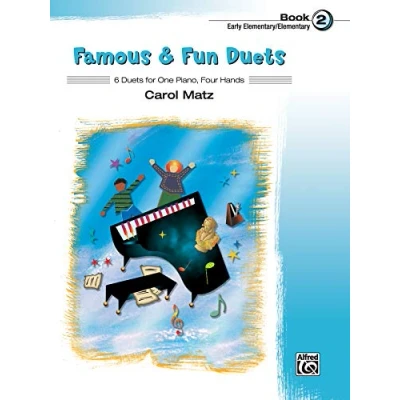 Abbildung von Famous &amp; Fun Duets, Book 2: 6 Duets for One Piano, Four Hands