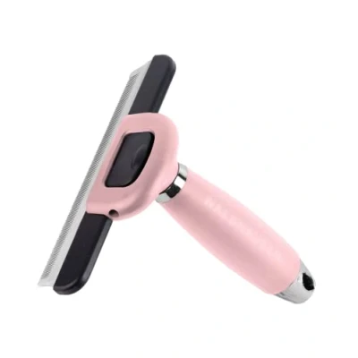 Abbildung von WALDHAUSEN Fellwechselkamm mit Gelgriff, XL, rosa