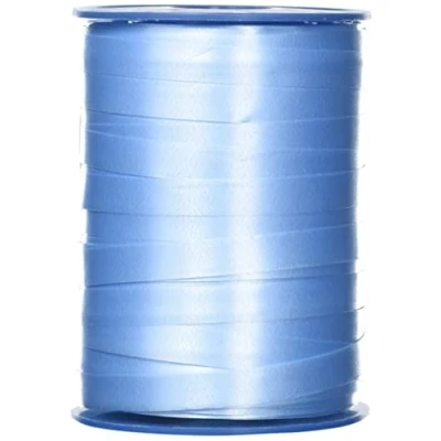 Abbildung von PRÄSENT PATTBERG Geschenkband hellblau, 250 Meter Ringelband 10 mm zum Basteln, Dekorieren &amp; Verpacken von Geschenken zu jedem Anlass, 2549 602, m Spule