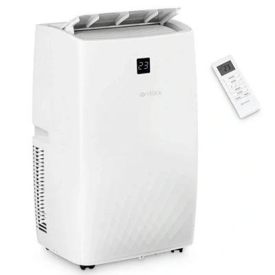 Abbildung von VESKA Klimagerät Klimaanlage Mobil 12000 BTU/h 3.500 Watt, Monoblock mit WiFi/ App Fernbedienung, Timer, Luftentfeuchter