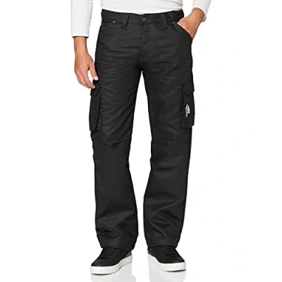 Abbildung von Enzo Herren Ez08 Blk Loose Fit Jeans, Schwarz (Black Black Coated), 36W / 34L