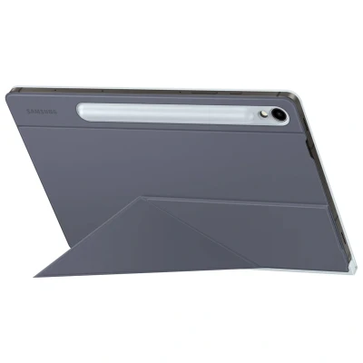 Abbildung von Samsung Smart Book Cover Tablet Schutzhülle, aufstellbar, mit Doppelansicht für Galaxy Tab S9 FE, Blau