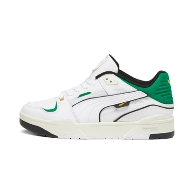 Abbildung von Puma Slipstream Bball Unisex Sneaker low, Größe: 42, White/archive green Leder