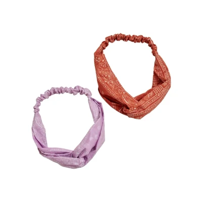 Abbildung von Urban Classics Bandana Print 2PACK Haarstylingaccessoires, Größe: One Size, Magicmango softlilac