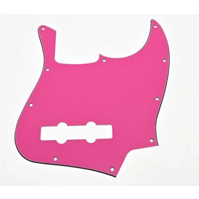 Abbildung von KAISH Schlagbrett für 4 Saiten, J Bass Stil, USA/Mexiko, Jazz, Bass, Pink, 3 lagig