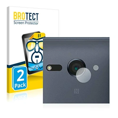 Abbildung von BROTECT (2 Stück Schutzfolie für Sony Xperia XZ2 Compact (NUR Kameraschutz) Displayschutz Folie Ultra Klar