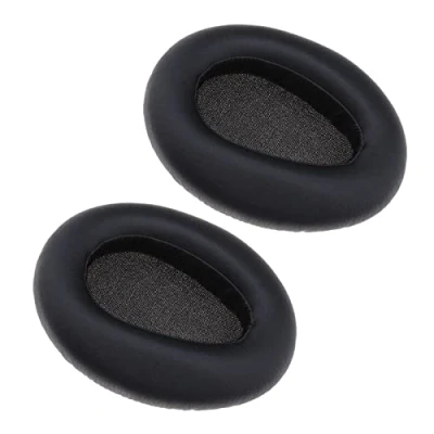 Abbildung von Create idea 1 Paar Ohrpolster kompatibel mit Sony MDR 10RBT 10RNC 10R Kopfhörer Ersatz Soft Comfort PU Leder Headset Reparaturteile Schwarz