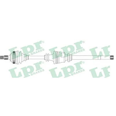 Abbildung von LPR DS16085 Antriebswelle 872, 868 90 CITROËN: Berlingo / First I, Xsara Picasso, ZX Schrägheck, PEUGEOT: Partner I Kastenwagen