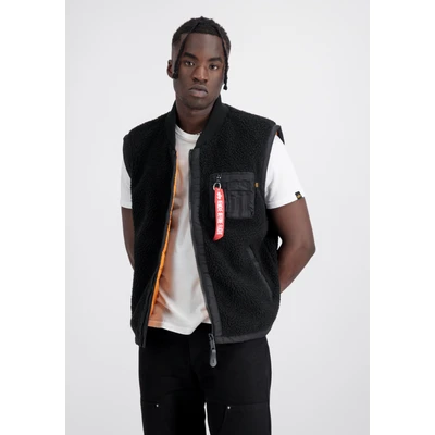 Abbildung von Alpha Industries Teddy Vest Weste für Herren Black