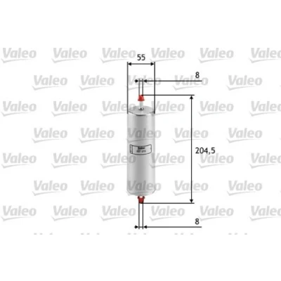Abbildung von VALEO 587015 Kraftstofffilter Leitungsfilter 8 BMW: 3 Limousine, Coupe, Cabrio