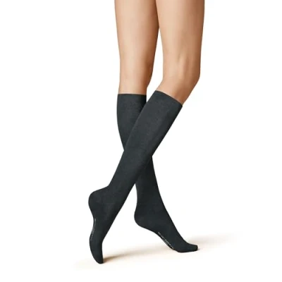 Abbildung von KUNERT Damen Kniestrümpfe Fly&amp;Care® Stützklasse III effektive Stützwirkung 30 DEN Dark navy 8010 39 40