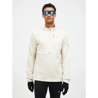 Abbildung von Peak Performance Men Trail Grid Fleece Half Zip Sand Fog Größe Xl
