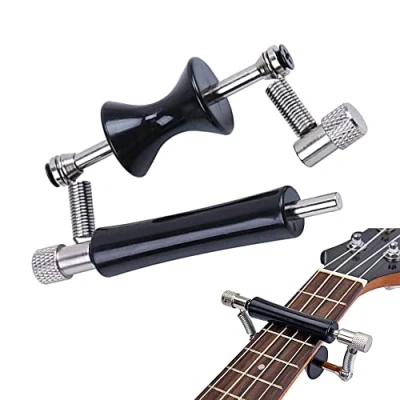Abbildung von OHYER Einhand Gitarre Kapodaster Einstellbar Capo Capodaster Roll for Guitar Kapo Klemme Classical Rutschen Metall für Akustikgitarre Ukulele E Bass Banjo