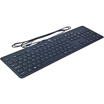 Abbildung von HP 803181 071 Tastatur USB QWERTY Spanisch Schwarz Tastaturen (Standard, Verkabelt, USB, Mechanischer Switch, QWERTY, Schwarz)