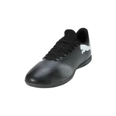 Abbildung von Puma Future 7 PLAY IT Fußballschuh Halle, Herren, Größe: 46.5, Black/white Schuhe