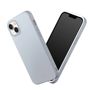 Abbildung von RhinoShield Case kompatibel mit [iPhone 14 Plus] SolidSuit Stoßdämpfende &amp; schlanke Schutzhülle Premium Finish 3.5 Meter Fallschutz Silbergrau