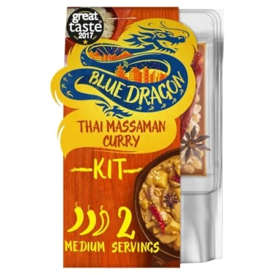 Abbildung von Blue Dragon Thai Massaman 3 Schritt Curry Kit 273G