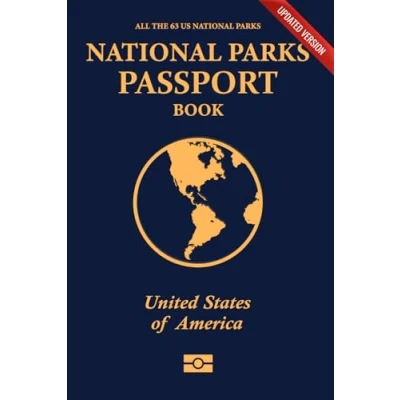 Abbildung von U.S. National Parks Passport Stamp Book: Adventure Journal Log, Bucket List Essentials and Classic Book for Kids, Teens, Adults, Seniors