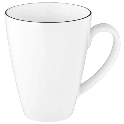 Abbildung von Seltmann Weiden Lido Black Line Becher mit Henkel Tambel 0,35 l