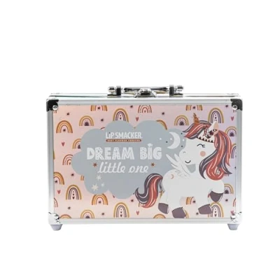 Abbildung von Lip Smacker Beauty Train Case, All in One Make up Set für Mädchen, Bestehend aus 22 Lipglossen, 9 Cremigen Lidschatten, 2 Nagellacken, 4 Glitzerpudern und Haarspangen