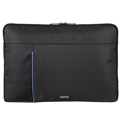 Abbildung von Hama Tasche für Tablet und Notebook bis 15.6 Zoll (Tablettasche, Laptoptasche Notebook, Tablet, MacBook, Surface 15,6 Zoll, Hülle, Case, Laptophülle, Sleeve) schwarz blau
