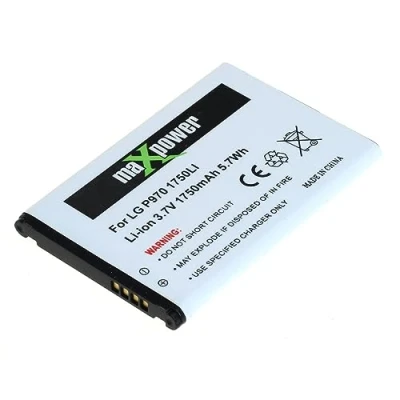 Abbildung von Mobilfunk Krause Akku MaxPower für LG E430 Optimus L3 II 1750mAh Li Ionen (BL 44JN)