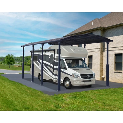 Abbildung von Palram Canopia Einzelcarport &quot;Alpine&quot;, Aluminium, 319 cm, Anthrazit, wartungsfrei