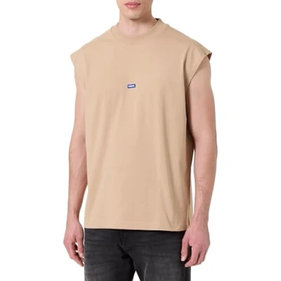Abbildung von HUGO Navertz Top, Herren, Größe: Large, Medium beige