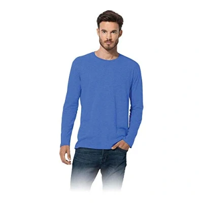 Abbildung von Stedman Classic Long Sleeve Men Royalblau Baumwolle Small Herren
