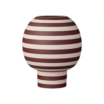 Abbildung von AYTM Vase Varia, rot, Ø 18 cm, Höhe 21 Keramik
