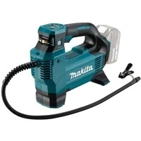 Abbildung von Makita Kompressor DMP181Z, Set, inkl. Adapter Set ohne Akku &amp; Ladegerät, LED Arbeitslicht, Display