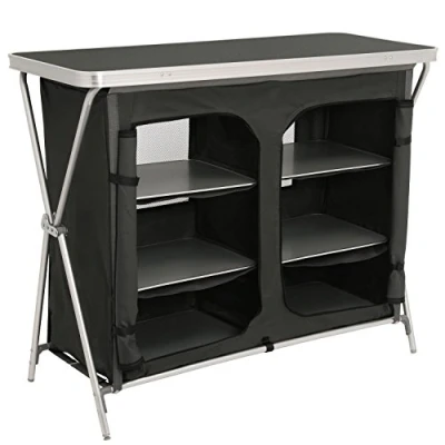 Abbildung von CampFeuer Campingschrank Campingschrank, 110 cm x 47 90 cm, Campingküche Alu Faltschrank