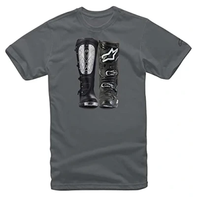 Abbildung von Alpinestars, Victory Roots, Kurzarm Shirt, Holzkohle, XL, Mann