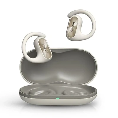 Abbildung von 1MORE Fit SE S30 Open Ear Kopfhörer, 5.3 Bluetooth Kabellose Headphones mit 4 mikrofon, Earbuds Ohrbügeln, 30 Std. Spielzeit, ENC Anruf Noise Cancelling, IPX5, Ohrhörer für Büroarbeit/Sports