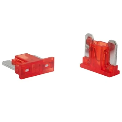 Abbildung von 5 Stk. SeKi Mini LP Low Profile Flachstecksicherung 10A rot; Auto Sicherung 58V/DC Flachsicherung Boot Anhänger LKW Wohnwagen