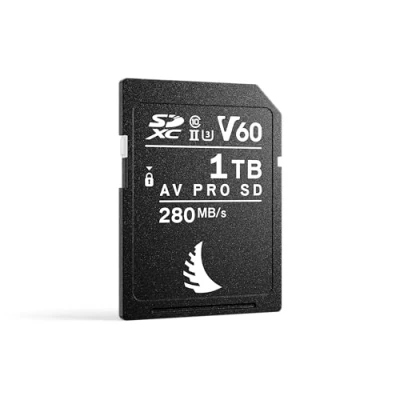 Abbildung von Angelbird AV PRO SD V60 MK2 1 TB SDXC UHS II Speicherkarte Weitgehend kompatibel bis zu 6K für hochauflösende Fotografie, ultraschnelle Serienbildaufnahmen und leichte Videoproduktion