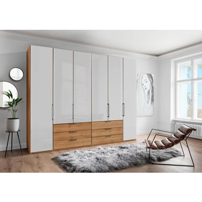 Abbildung von WIEMANN Drehtürenschrank &quot;Monaco&quot;, mit Teil Glasfront sowie hochwertige Beschläge inkl. Dämpfung